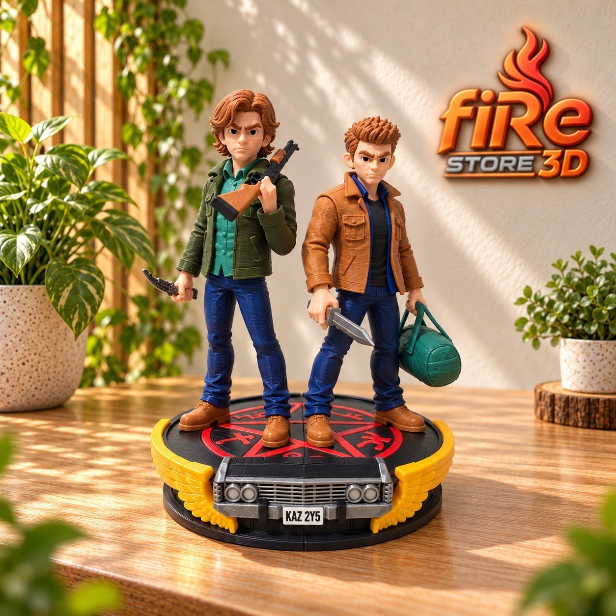 Diorama Supernatural — Caçadores